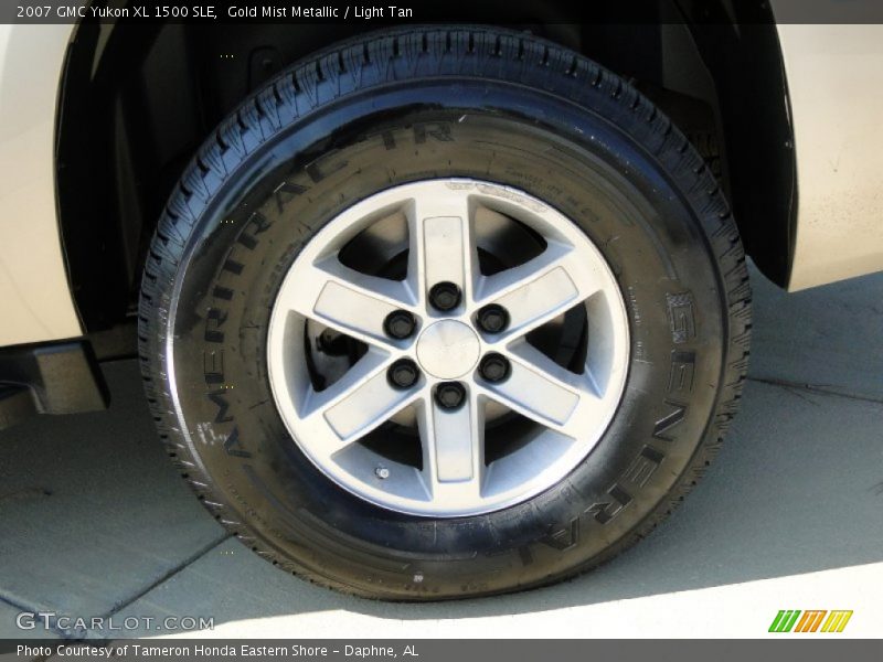 Gold Mist Metallic / Light Tan 2007 GMC Yukon XL 1500 SLE