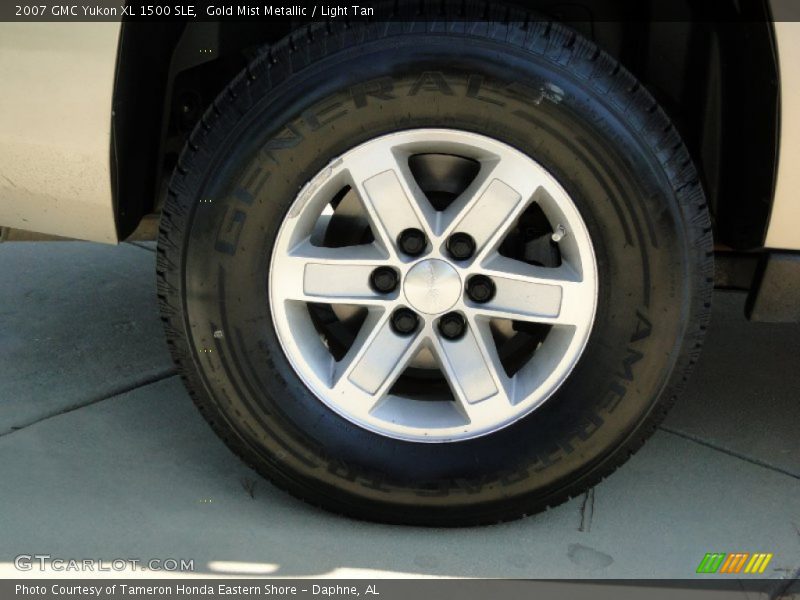Gold Mist Metallic / Light Tan 2007 GMC Yukon XL 1500 SLE