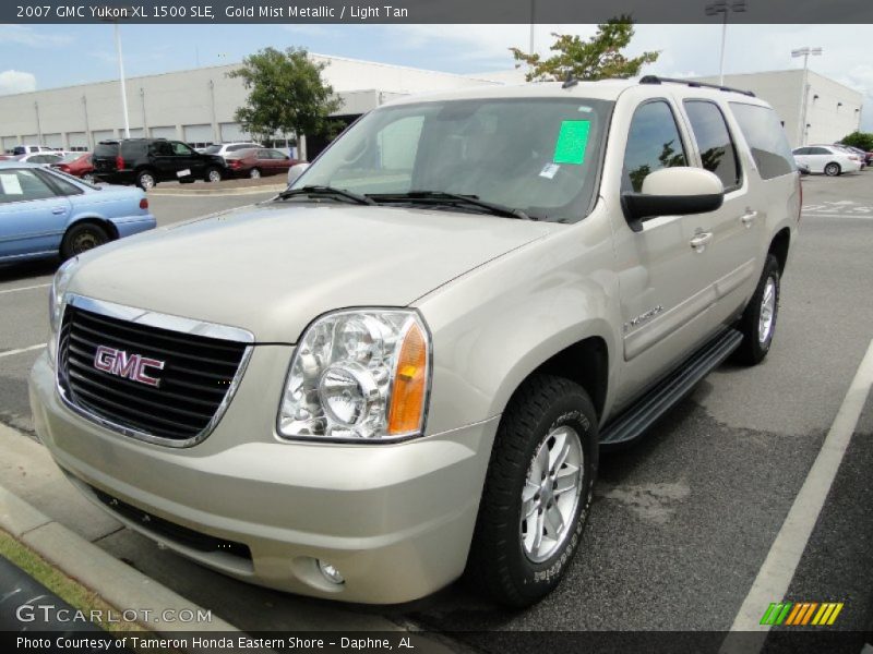Gold Mist Metallic / Light Tan 2007 GMC Yukon XL 1500 SLE