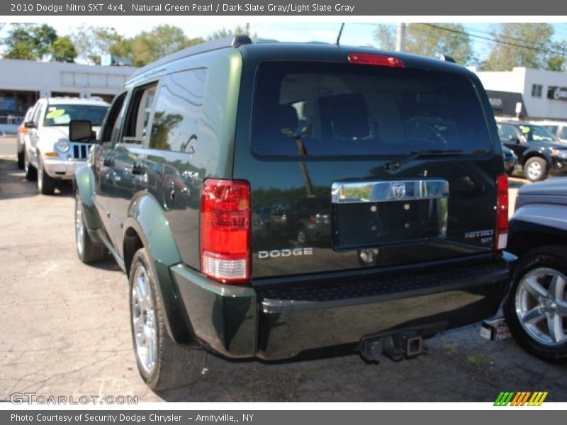 Natural Green Pearl / Dark Slate Gray/Light Slate Gray 2010 Dodge Nitro SXT 4x4