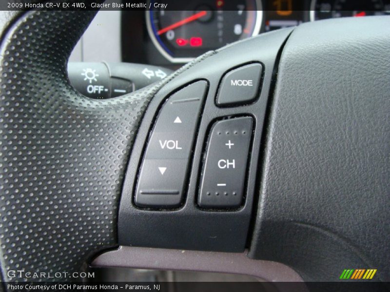 Glacier Blue Metallic / Gray 2009 Honda CR-V EX 4WD