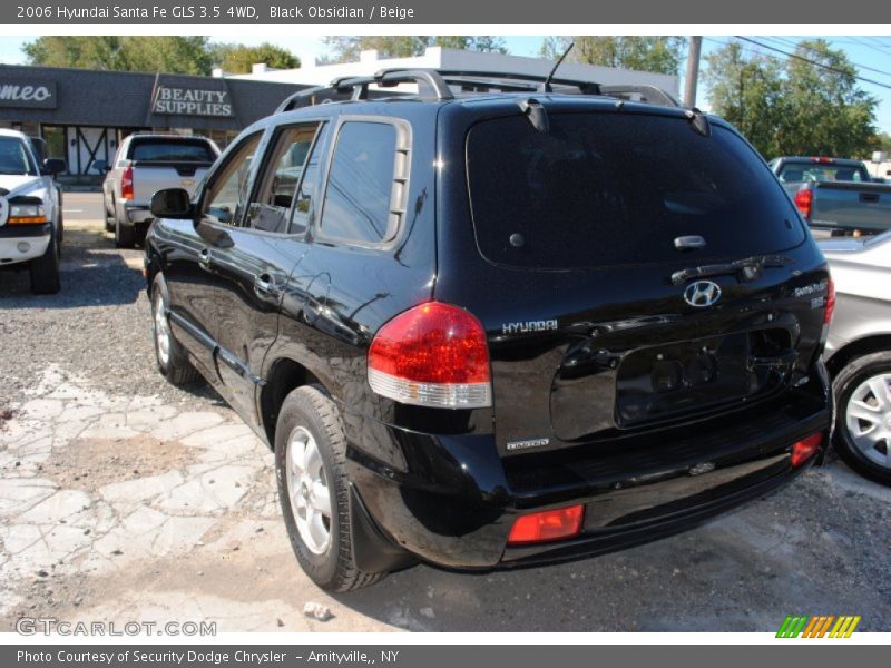 Black Obsidian / Beige 2006 Hyundai Santa Fe GLS 3.5 4WD