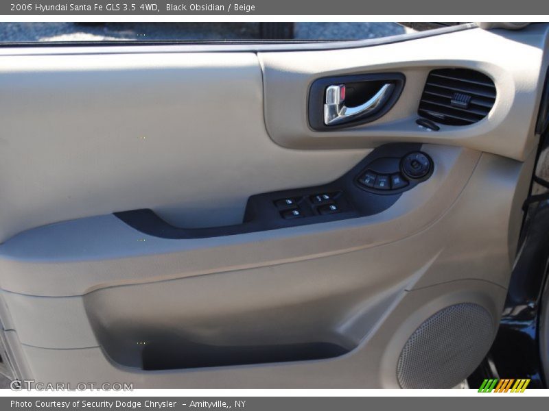 Black Obsidian / Beige 2006 Hyundai Santa Fe GLS 3.5 4WD