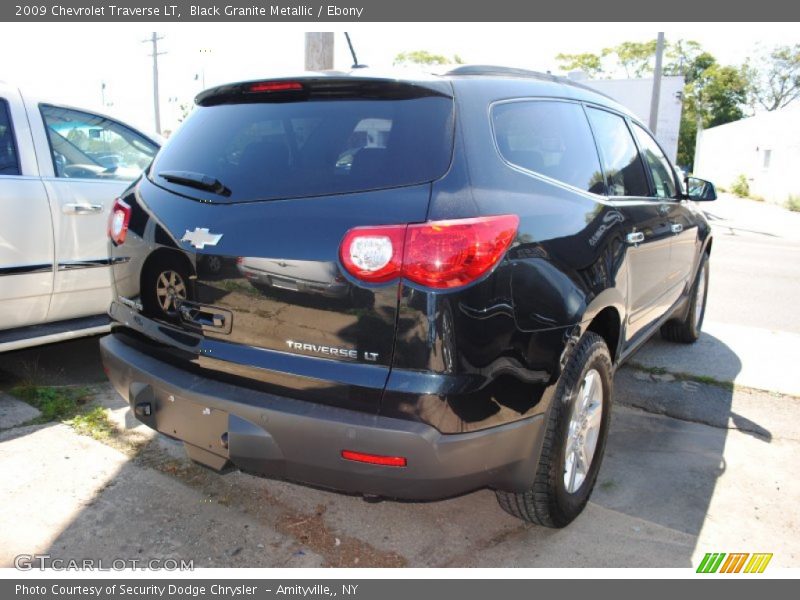 Black Granite Metallic / Ebony 2009 Chevrolet Traverse LT