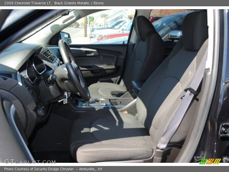 Black Granite Metallic / Ebony 2009 Chevrolet Traverse LT