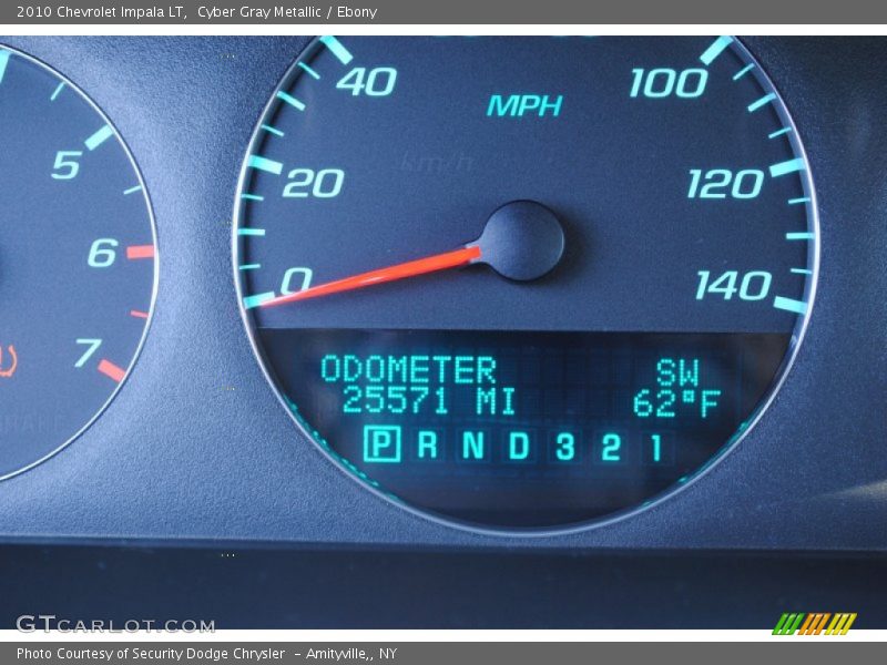 Cyber Gray Metallic / Ebony 2010 Chevrolet Impala LT