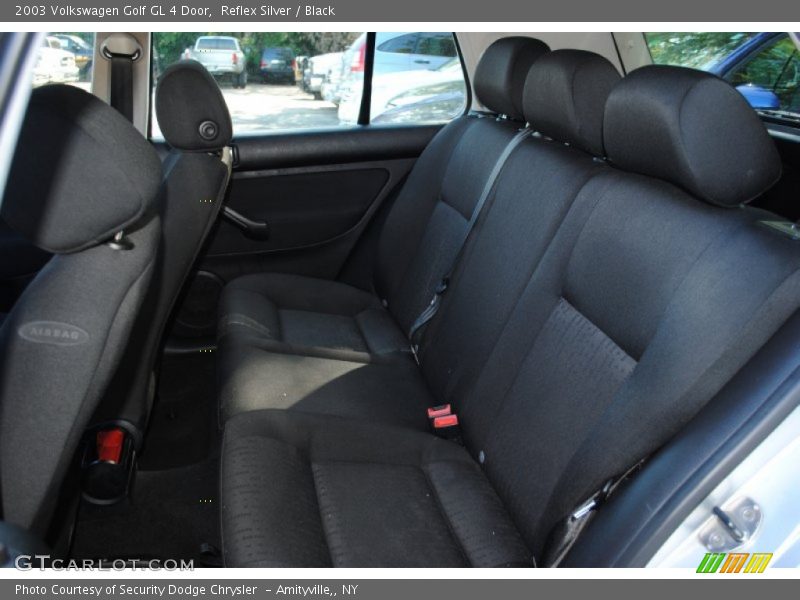 Reflex Silver / Black 2003 Volkswagen Golf GL 4 Door