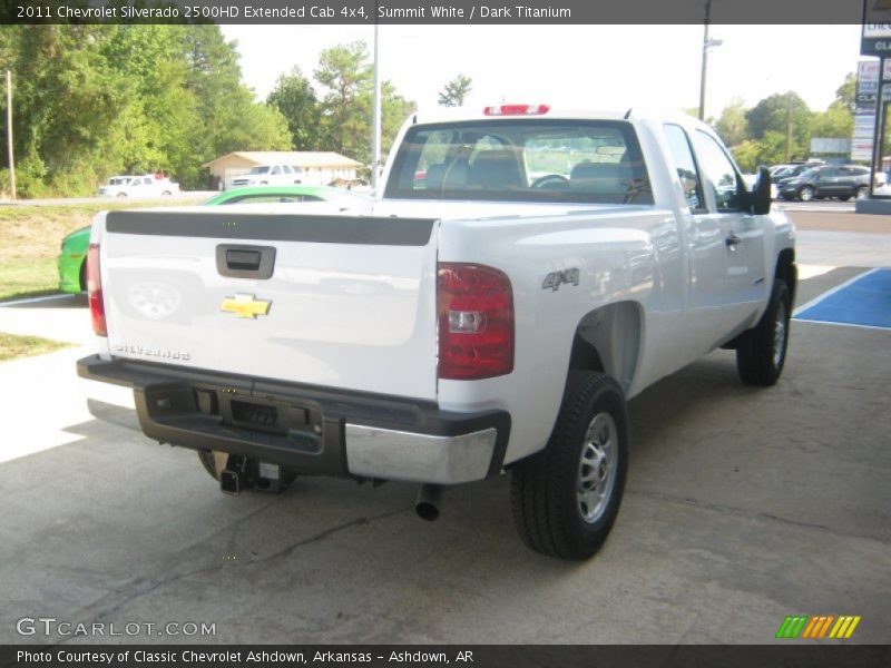 Summit White / Dark Titanium 2011 Chevrolet Silverado 2500HD Extended Cab 4x4