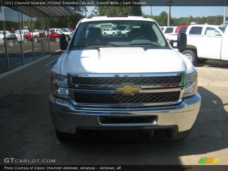 Summit White / Dark Titanium 2011 Chevrolet Silverado 2500HD Extended Cab 4x4
