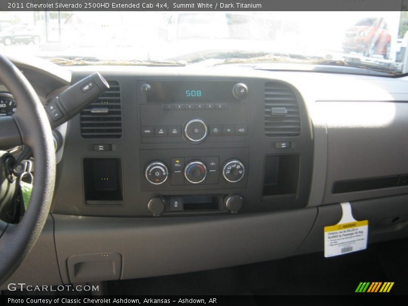 Summit White / Dark Titanium 2011 Chevrolet Silverado 2500HD Extended Cab 4x4