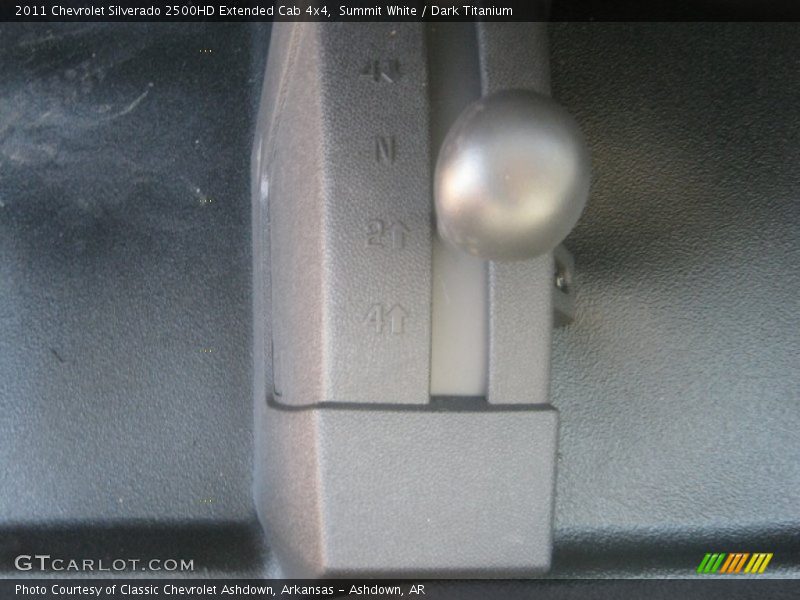Summit White / Dark Titanium 2011 Chevrolet Silverado 2500HD Extended Cab 4x4
