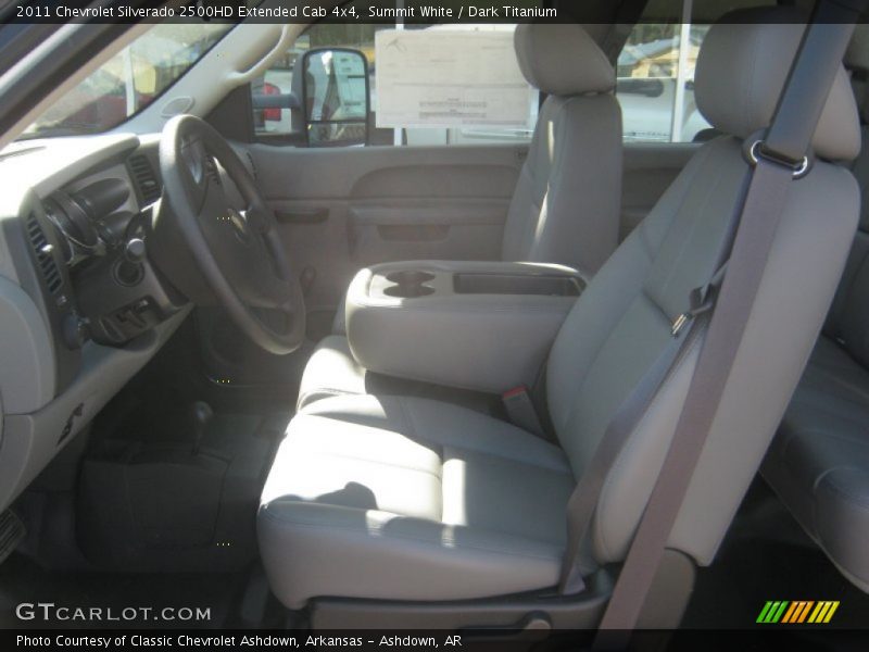 Summit White / Dark Titanium 2011 Chevrolet Silverado 2500HD Extended Cab 4x4