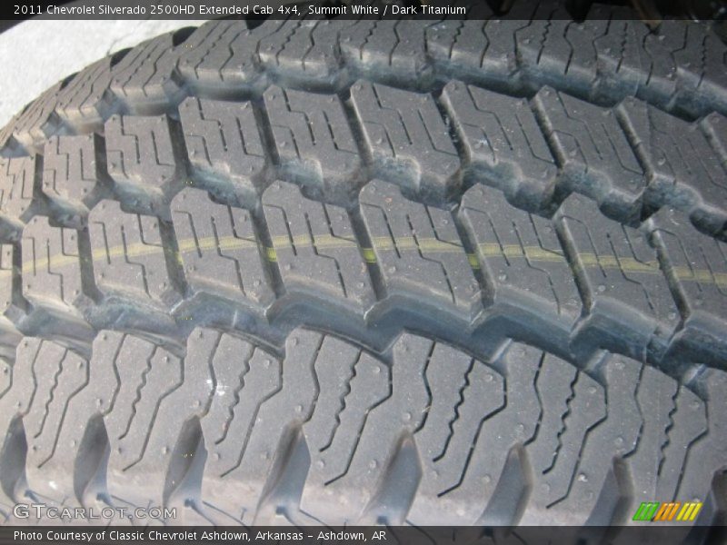Summit White / Dark Titanium 2011 Chevrolet Silverado 2500HD Extended Cab 4x4