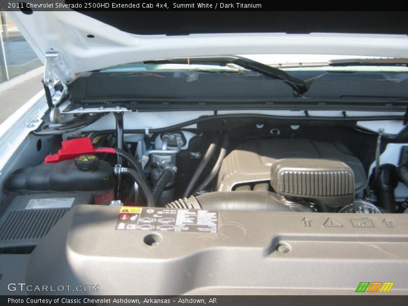 Summit White / Dark Titanium 2011 Chevrolet Silverado 2500HD Extended Cab 4x4