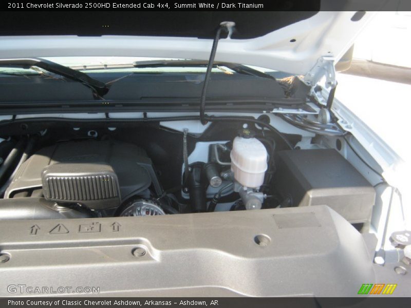 Summit White / Dark Titanium 2011 Chevrolet Silverado 2500HD Extended Cab 4x4