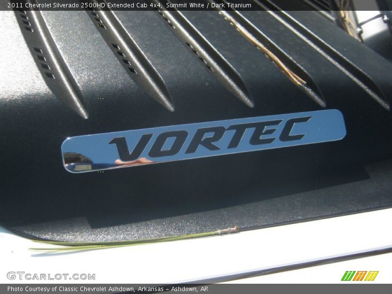 Summit White / Dark Titanium 2011 Chevrolet Silverado 2500HD Extended Cab 4x4