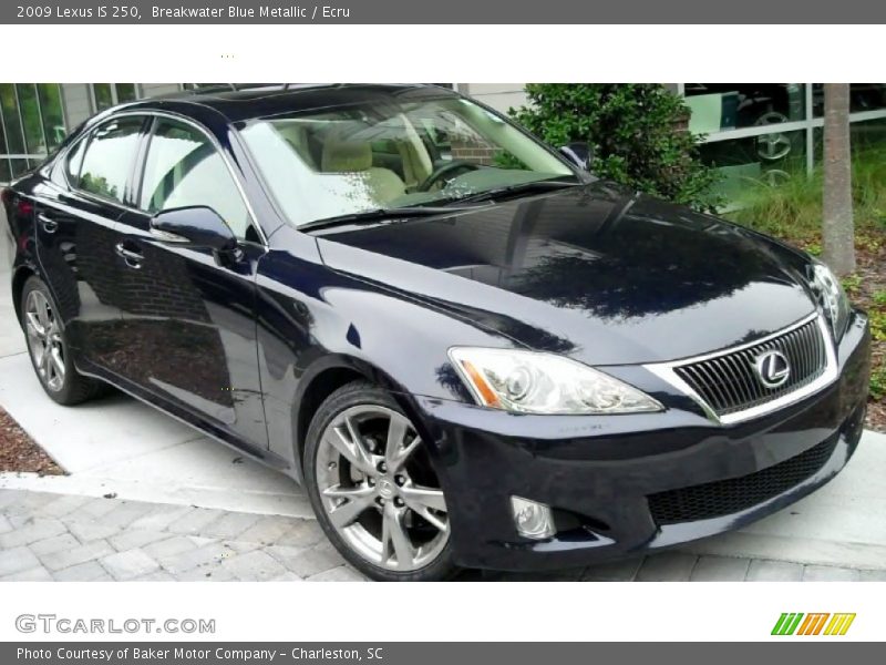 Breakwater Blue Metallic / Ecru 2009 Lexus IS 250