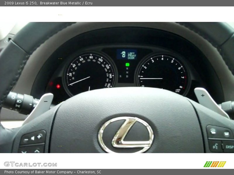 Breakwater Blue Metallic / Ecru 2009 Lexus IS 250