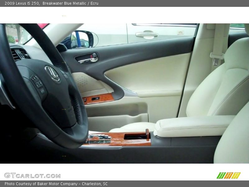 Breakwater Blue Metallic / Ecru 2009 Lexus IS 250