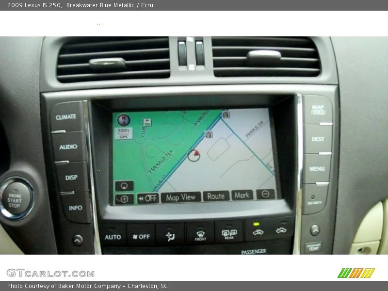 Breakwater Blue Metallic / Ecru 2009 Lexus IS 250