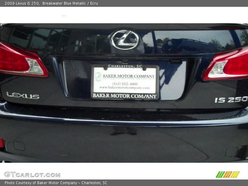 Breakwater Blue Metallic / Ecru 2009 Lexus IS 250