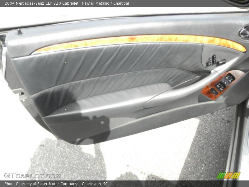 Pewter Metallic / Charcoal 2004 Mercedes-Benz CLK 320 Cabriolet