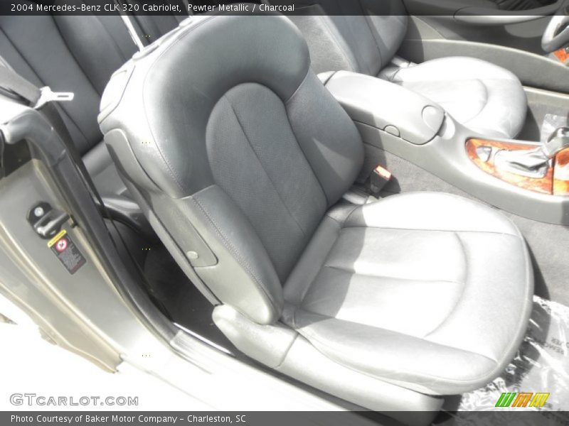 Pewter Metallic / Charcoal 2004 Mercedes-Benz CLK 320 Cabriolet