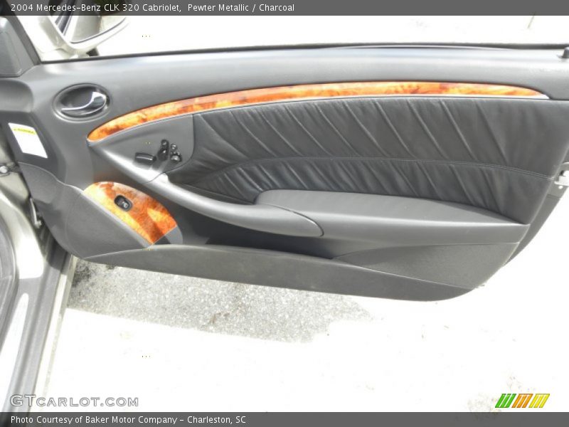 Pewter Metallic / Charcoal 2004 Mercedes-Benz CLK 320 Cabriolet
