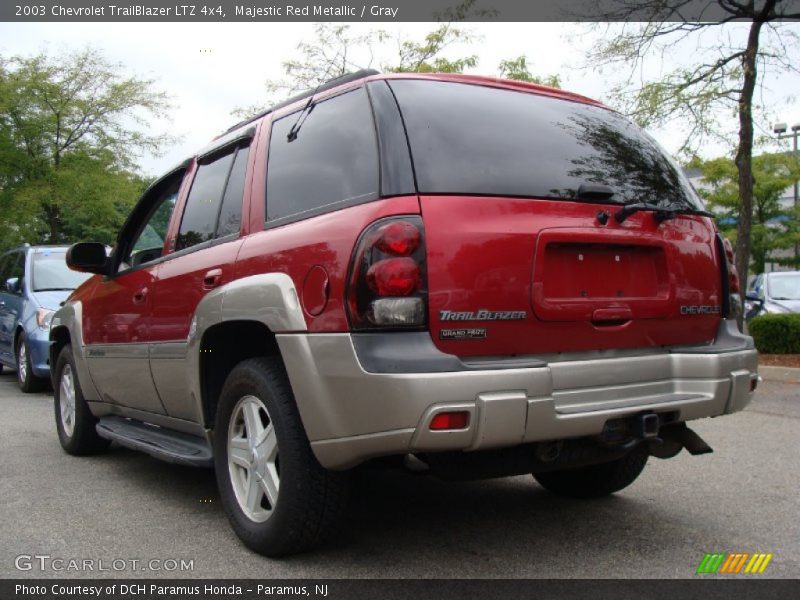 Majestic Red Metallic / Gray 2003 Chevrolet TrailBlazer LTZ 4x4
