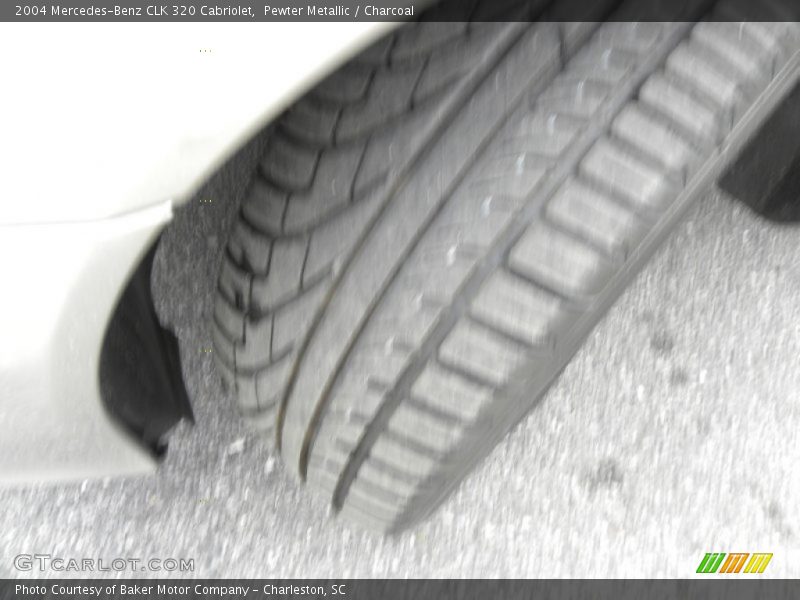 Pewter Metallic / Charcoal 2004 Mercedes-Benz CLK 320 Cabriolet