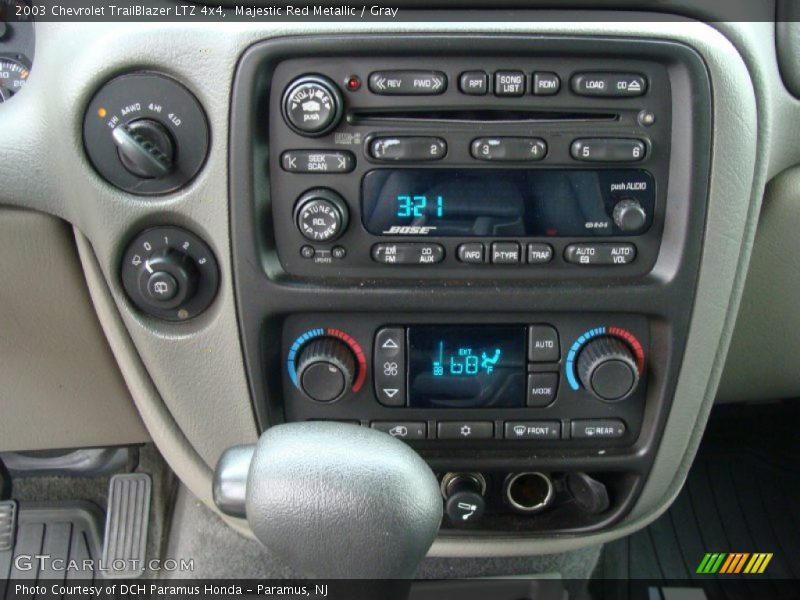 Majestic Red Metallic / Gray 2003 Chevrolet TrailBlazer LTZ 4x4