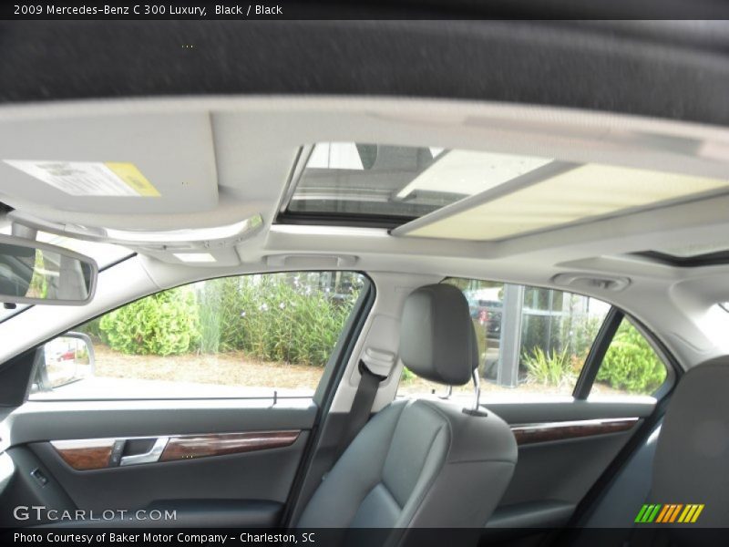Black / Black 2009 Mercedes-Benz C 300 Luxury