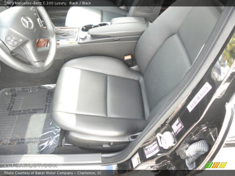 Black / Black 2009 Mercedes-Benz C 300 Luxury