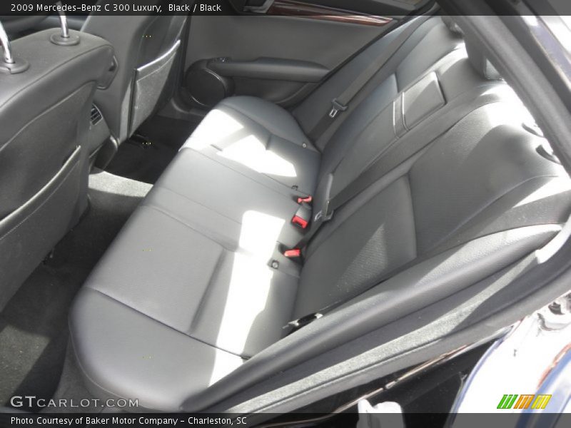 Black / Black 2009 Mercedes-Benz C 300 Luxury