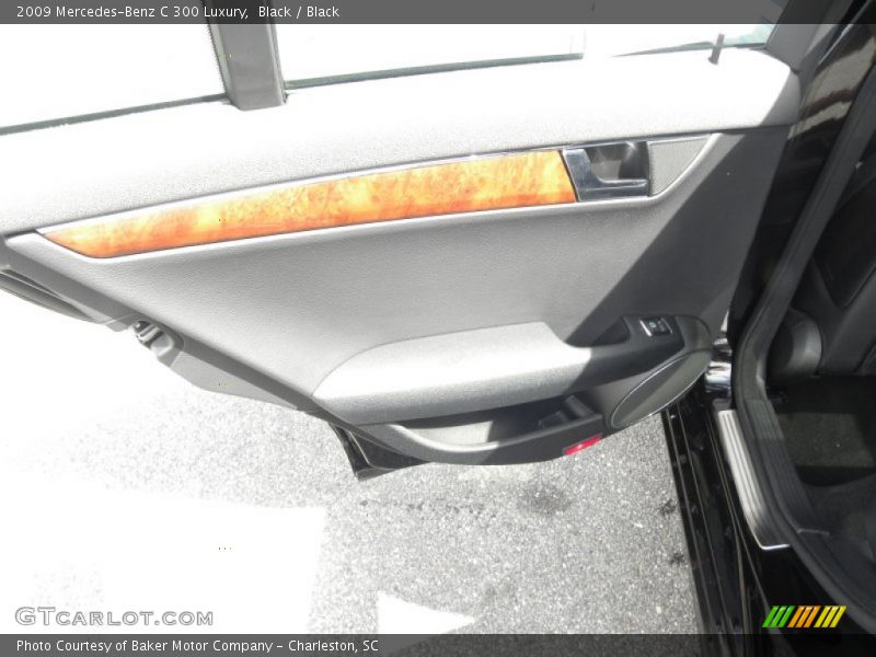 Black / Black 2009 Mercedes-Benz C 300 Luxury
