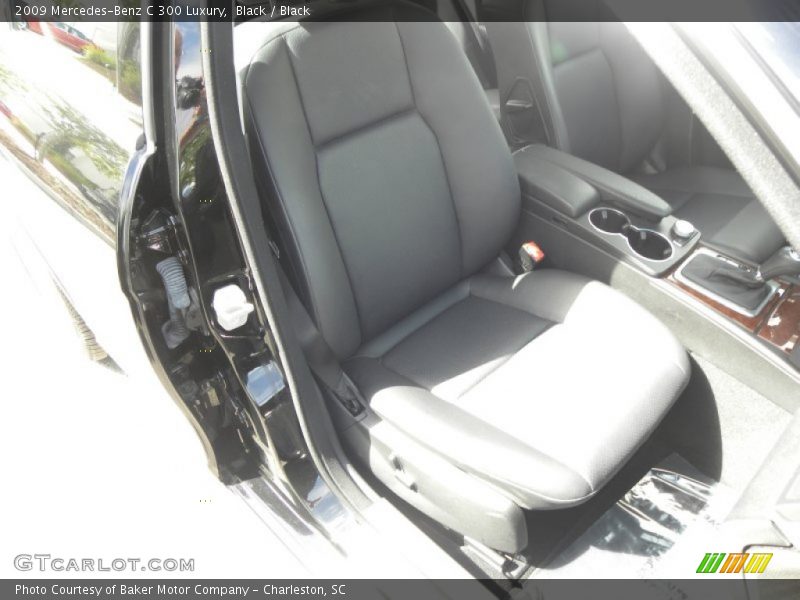 Black / Black 2009 Mercedes-Benz C 300 Luxury