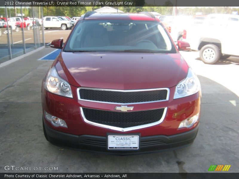 Crystal Red Tintcoat / Dark Gray/Light Gray 2012 Chevrolet Traverse LT
