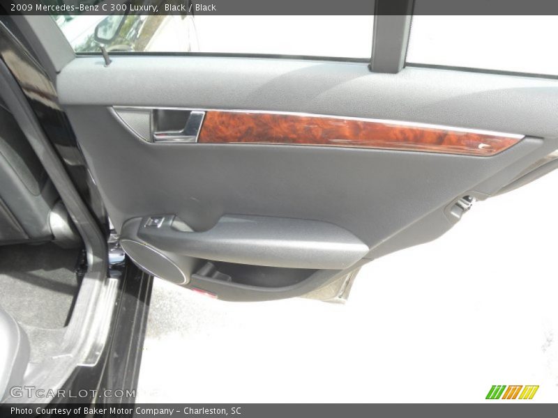 Black / Black 2009 Mercedes-Benz C 300 Luxury