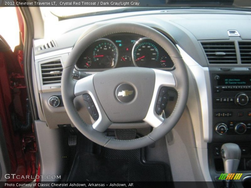 Crystal Red Tintcoat / Dark Gray/Light Gray 2012 Chevrolet Traverse LT