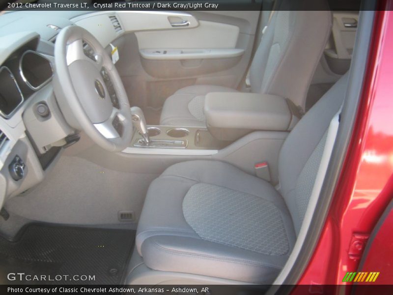 Crystal Red Tintcoat / Dark Gray/Light Gray 2012 Chevrolet Traverse LT