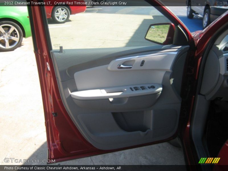 Crystal Red Tintcoat / Dark Gray/Light Gray 2012 Chevrolet Traverse LT
