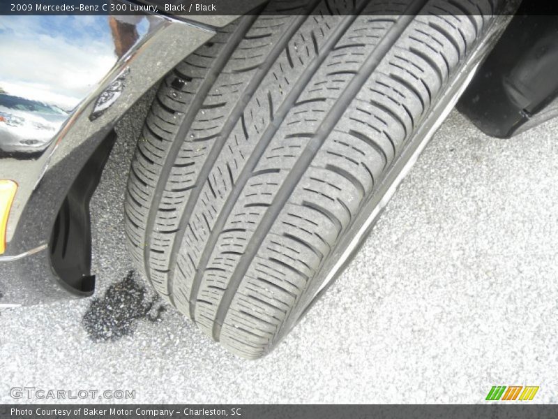 Black / Black 2009 Mercedes-Benz C 300 Luxury