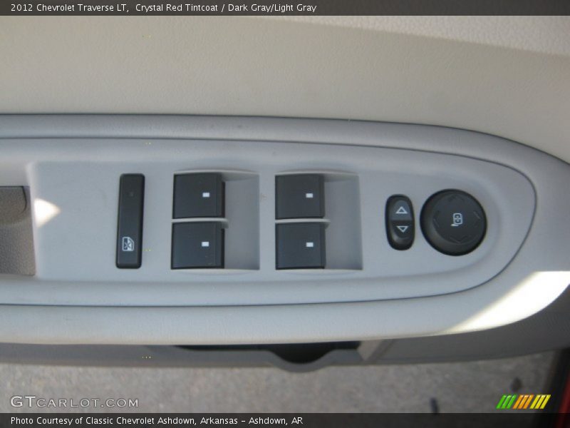 Crystal Red Tintcoat / Dark Gray/Light Gray 2012 Chevrolet Traverse LT