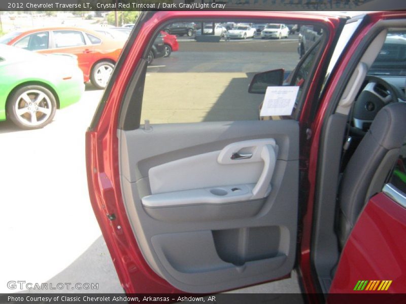 Crystal Red Tintcoat / Dark Gray/Light Gray 2012 Chevrolet Traverse LT