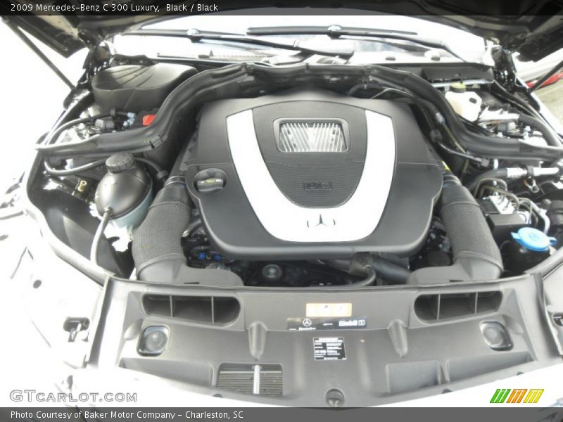 Black / Black 2009 Mercedes-Benz C 300 Luxury