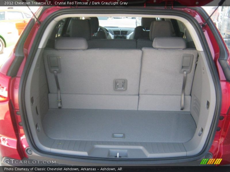 Crystal Red Tintcoat / Dark Gray/Light Gray 2012 Chevrolet Traverse LT
