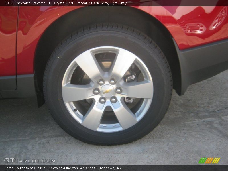 Crystal Red Tintcoat / Dark Gray/Light Gray 2012 Chevrolet Traverse LT