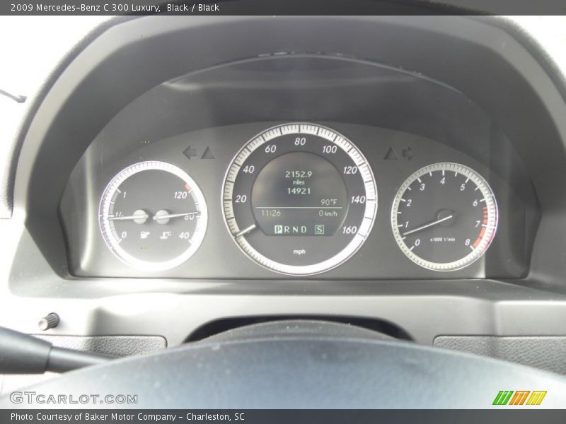 Black / Black 2009 Mercedes-Benz C 300 Luxury
