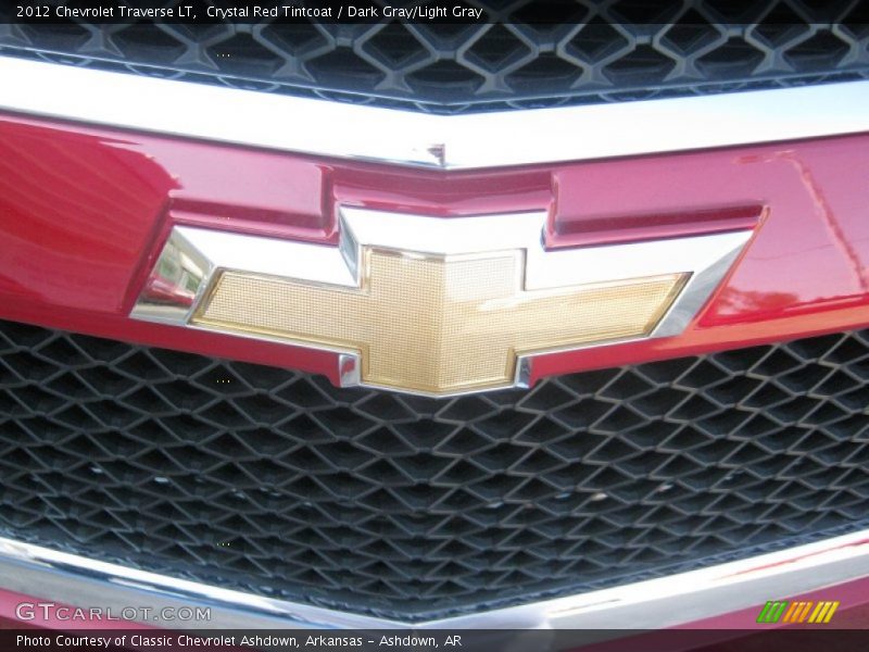Crystal Red Tintcoat / Dark Gray/Light Gray 2012 Chevrolet Traverse LT