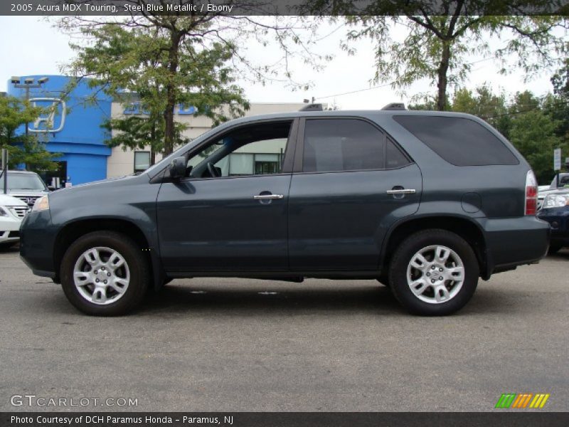 Steel Blue Metallic / Ebony 2005 Acura MDX Touring